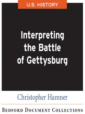 cover image of Interpreting the Battle of Gettysburg-U.S.